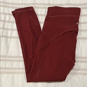 lululemon athletica Red Leggings
